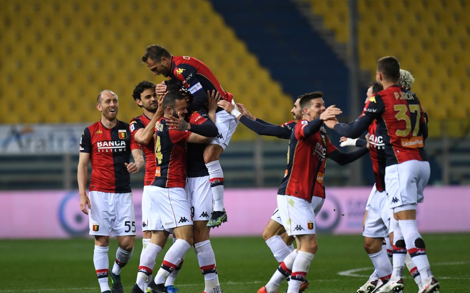 Отборът на Дженоа се наложи с 2:1 над Парма в