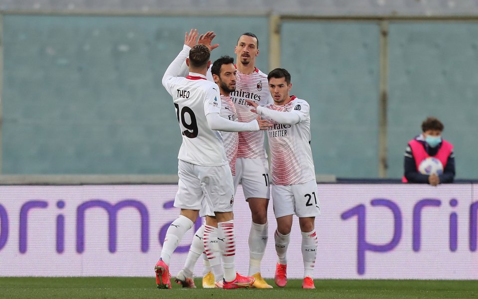 Отборът на Милан надви Фиорентина с 3:2 в мач от