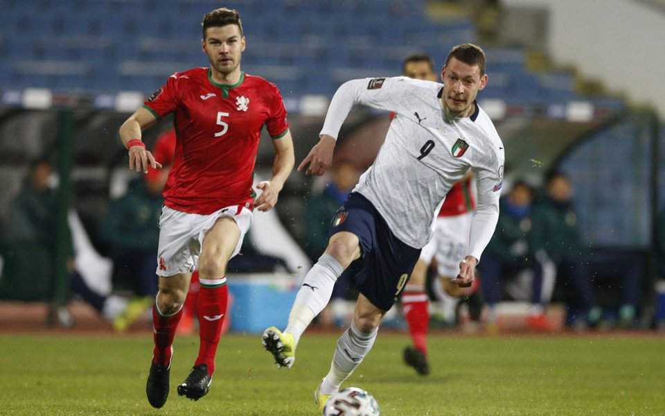 Авторът на първия гол за Италия при победата с 2:0