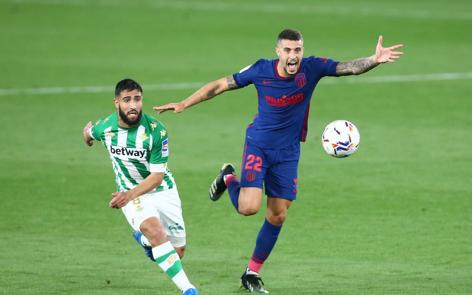Бетис успя да препъне неубедителен Атлетико Мадрид, стигайки резултат 1:1