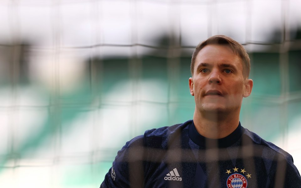 Футболистите на Байерн Мюнхен - Мануел Нойер и Томас Мюлер,