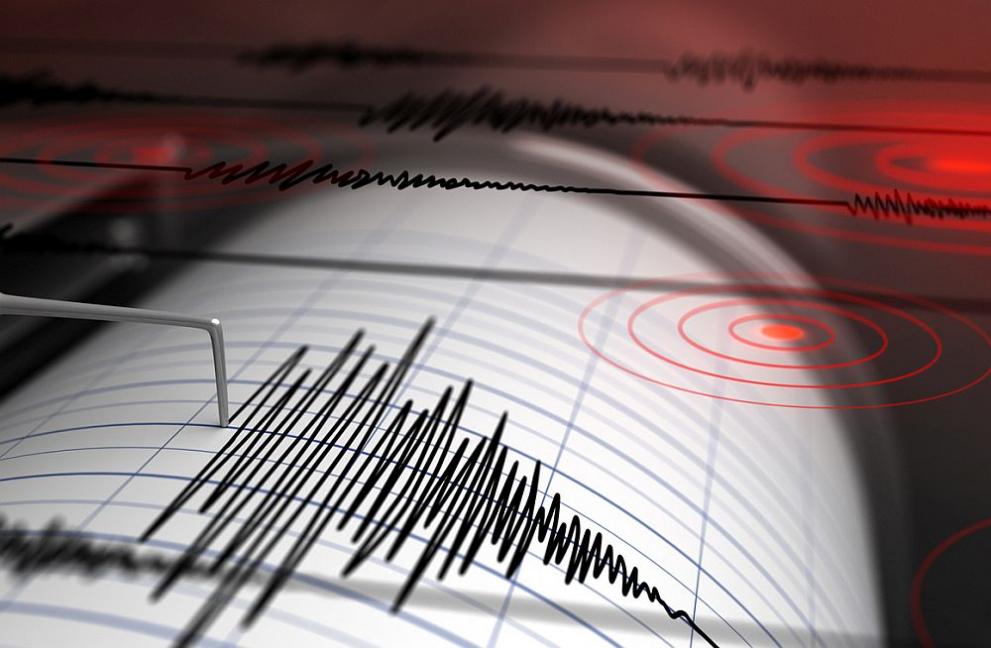 Земетресение с магнитуд 4,8 по Рихтер бе регистрирано тази сутрин