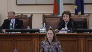 Ива Митева Народно събрание зала парламент