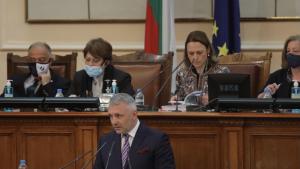 Николай Хаджигенов зала Народно събрание