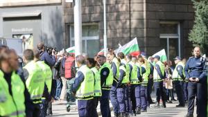 протест пред президенството