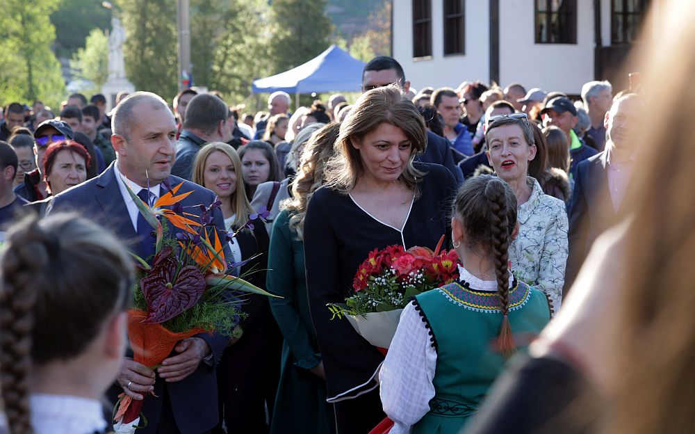 Румен Радев и Десислава Радева