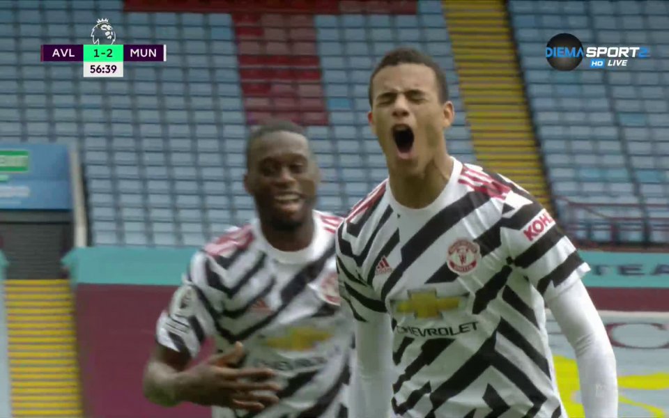 В 56-ата минута Уан-Бисака влезе от фланга навътре, подаде на