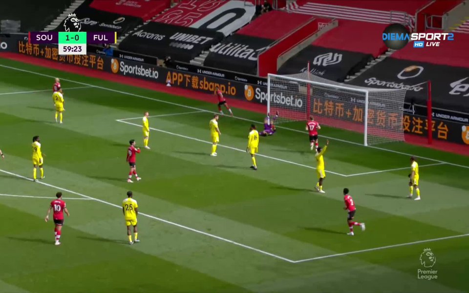 Саутхемптън - Фулъм 3:1 /репортаж/