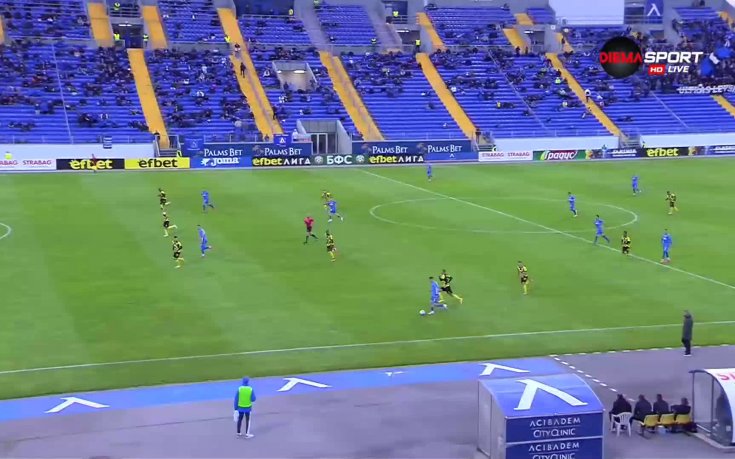 Левски - Ботев Пд 1:0 /първо полувреме/