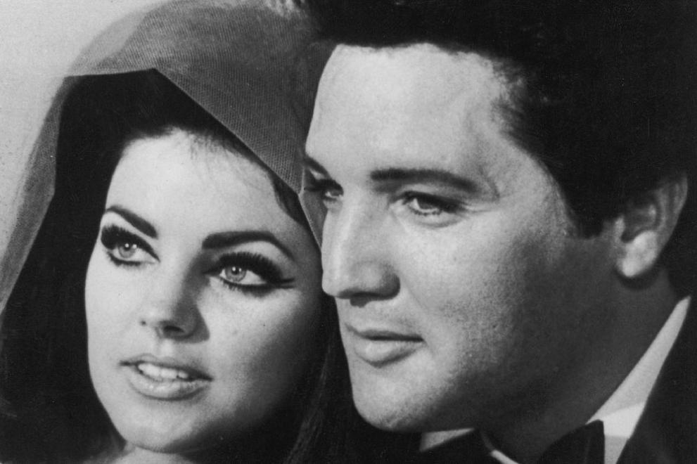  Сватбата на Елвис Пресли и Присила през 1967 година 