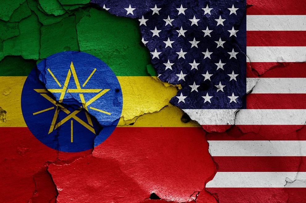Етиопия САЩ флаг