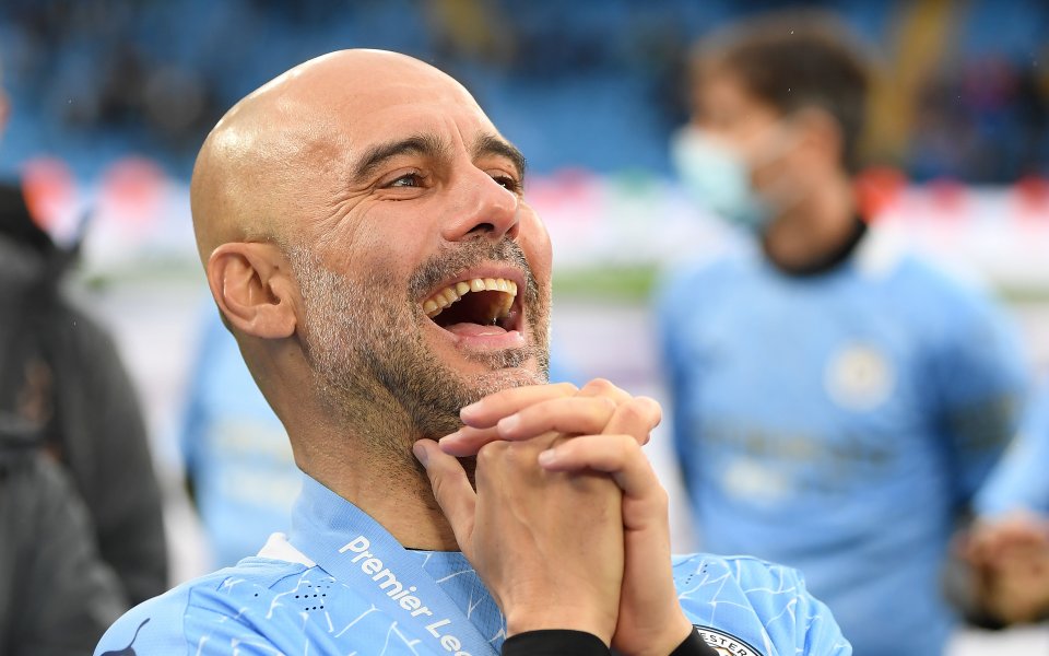 Мениджърът на шампиона Манчестър Сити &ndash; Хосеп Гуардиола, логично бе
