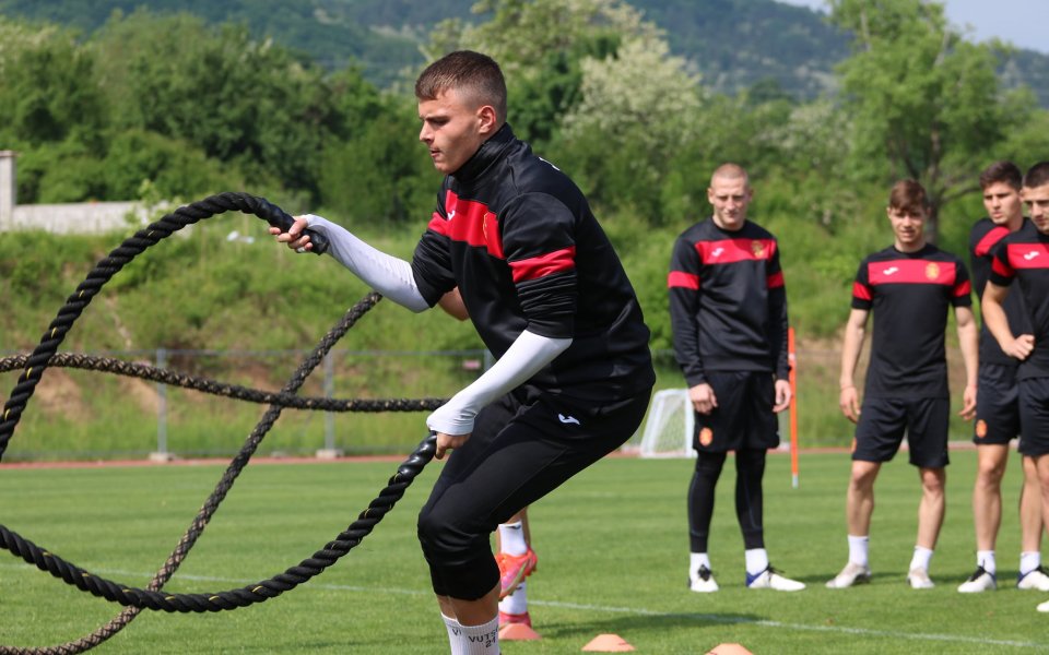 България U21 започна подготовка за контролите с Русия и Албания