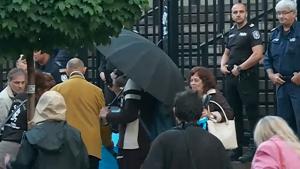 протест пред Съдебната палата