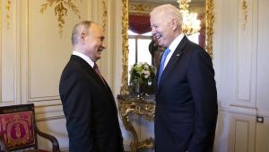 Американският президент Джо Байдън и руският президент Владимир Путин по