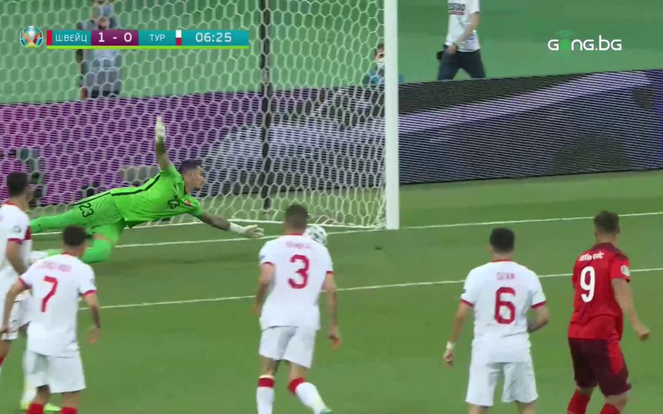Швейцария порази Турция след само 6 минути