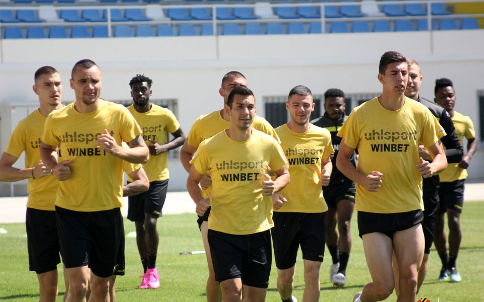 Отборът на Ботев направи последната си тренировка преди първата контрола