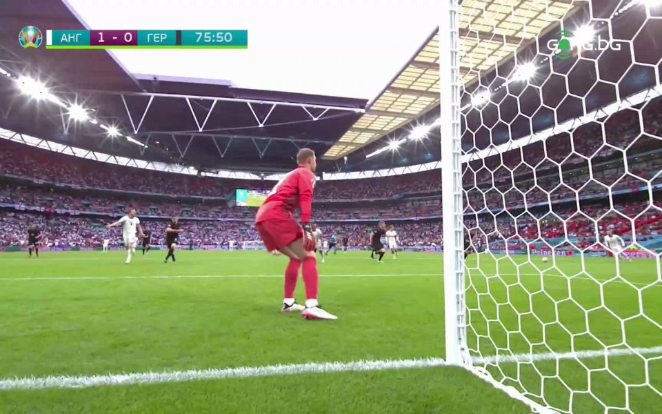 Голът на Рахийм Стърлинг срещу Германия