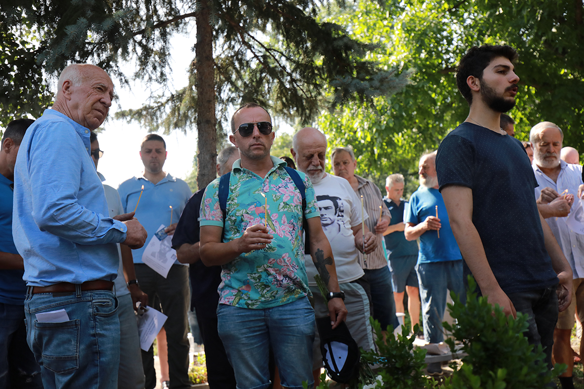 <p>Панихида по повод 50 години от смъртта на две икони на българския футбол - Георги Аспарухов и Никола Котков</p>