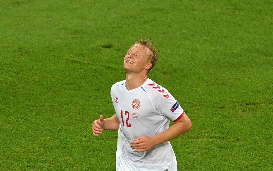 Нападателят на Ница и датския национален отбор &ndash; Каспер Долберг,