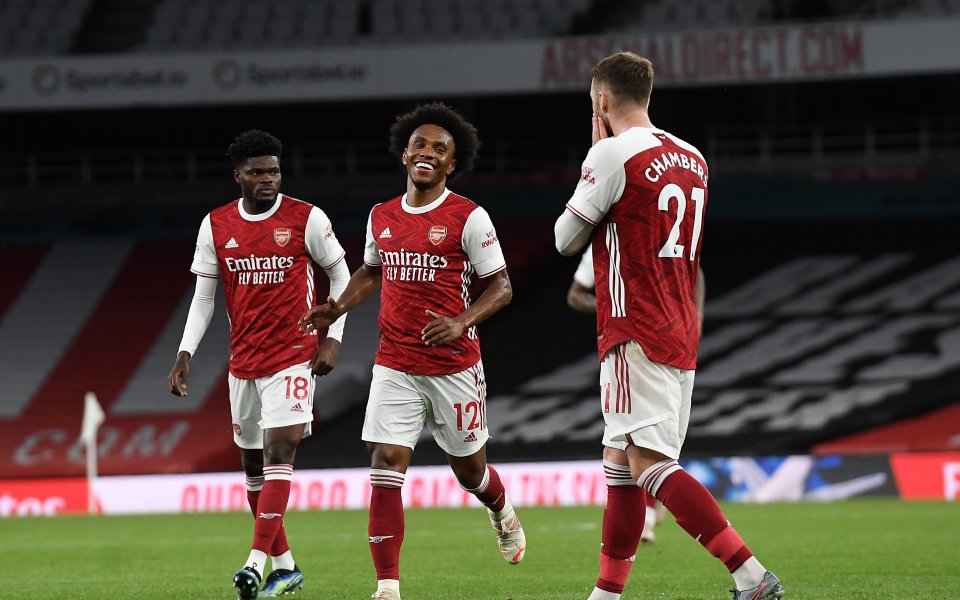 Арсенал е готов да се раздели с нападателя Уилиан това