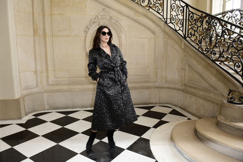 Моника Белучи също е виден почитател на модата на Dior