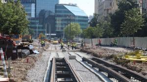 ремонт трамвай релси