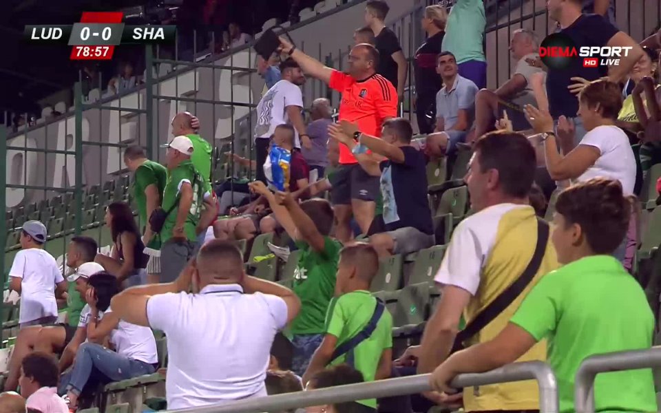 Отмениха гол на Лудогорец в Разград