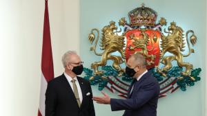 Румен Радев и Егилс Левитс