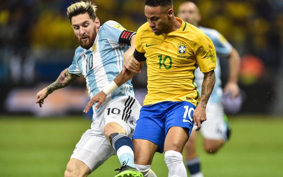 Аржентина срещу Бразилия, Меси срещу Неймар на възможно най-високата сцена
