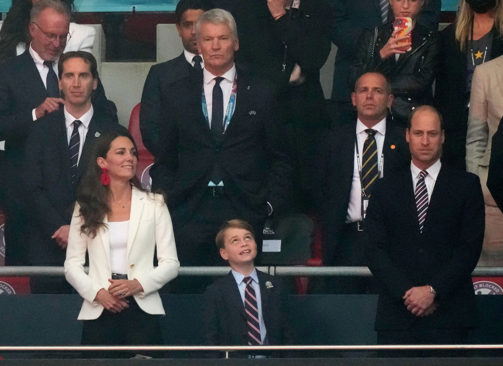 <p>Херцогиня Катрин на финала на Европейското първенство по футбол</p>