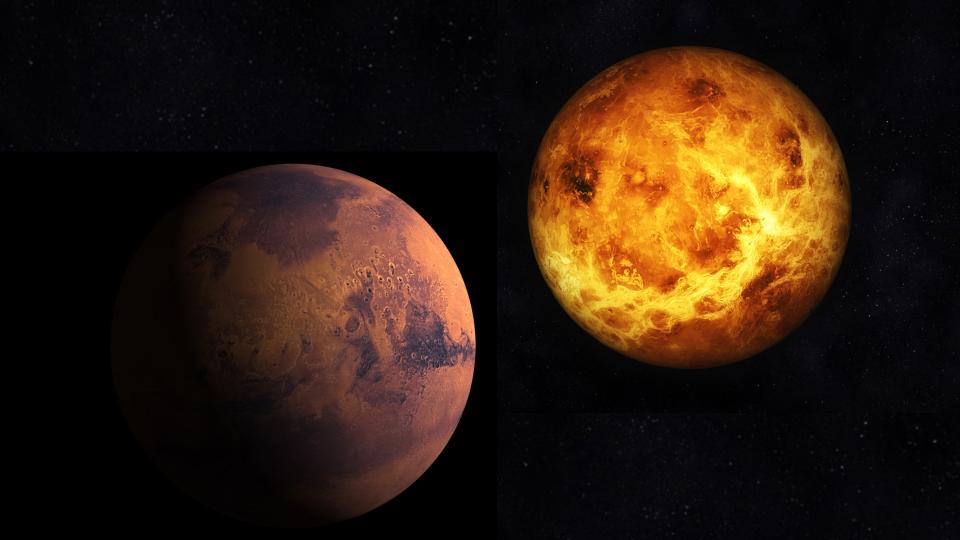 Венера Марс планета планети астрология космос