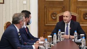 Президентът Румен Радев се срещна с ръководството на партия Граждански