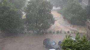 градушка и дъжд