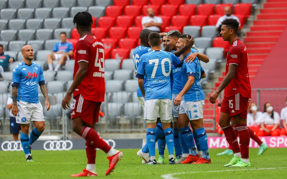 Наполи спечели с класическото 3:0 над Байерн Мюнхен по време