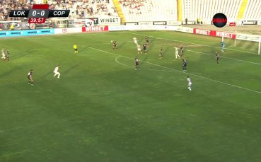 В 40 та минута Димитър Илиев продължи добра атака надясно към