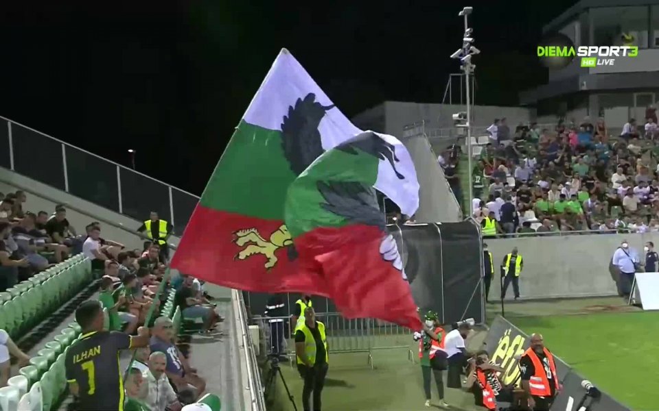 Вижте атмосферата в Разград преди старта на мач-реванша между Лудогорец