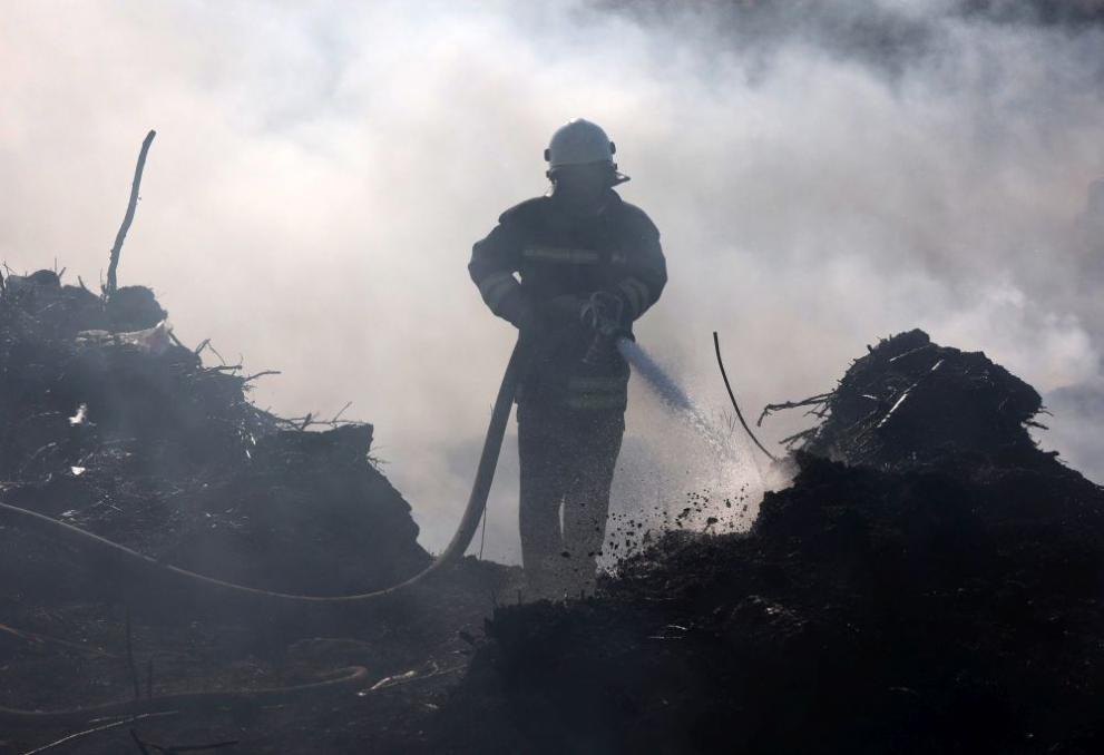 В опожарения склад на мебелна фабрика в Добрич са унищожени