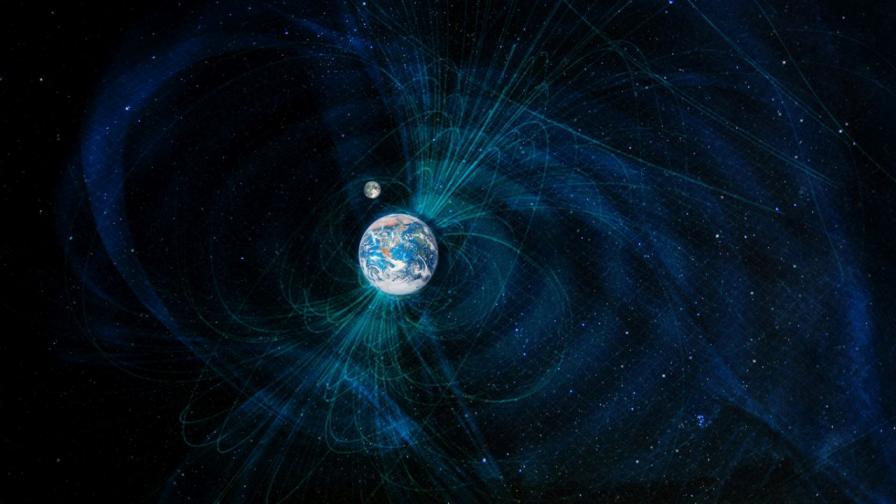 Сривът на земното магнитно поле може да е ключ към развитието на живота