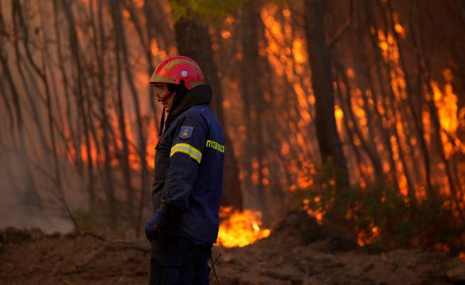 Огнено бедствие в Гърция: Над 70 пожара пламнаха, обявиха тревога (СНИМКИ/ВИДЕО)