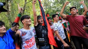 протест афганистанци