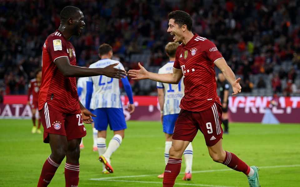 Байерн Мюнхен гостува в Берлин на Херта в мач от