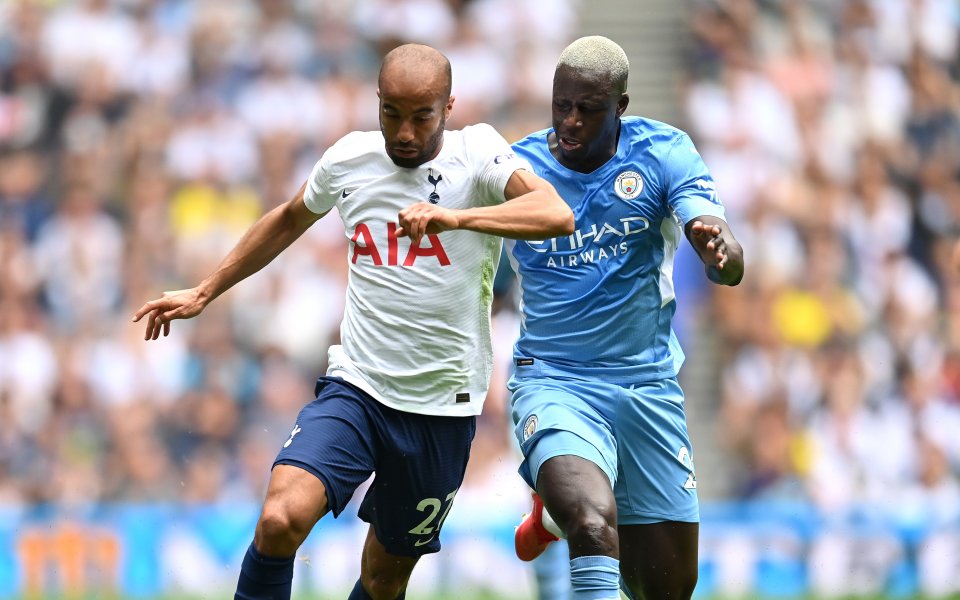 Играчът на Манчетър Сити Бенжамен Менди, който се намира в