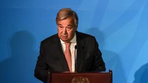Генералният секретар на ООН Антониу Гутериш заяви че световната организация