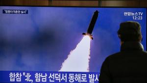 Северна Корея е изстреляла залп от осем балистични ракети с