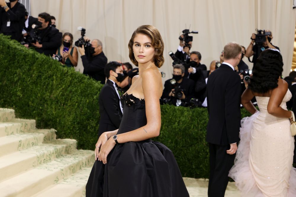 Актрисата и модел Кая Гербер на Met Gala