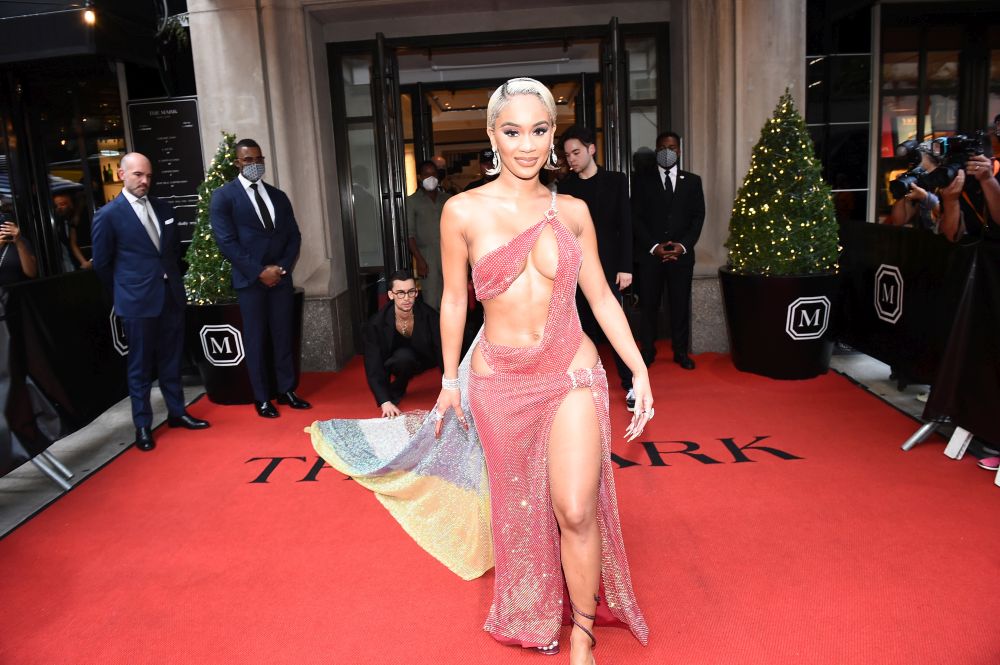 Американската рапърка Saweetie на Met Gala