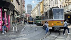 трамвай София авария