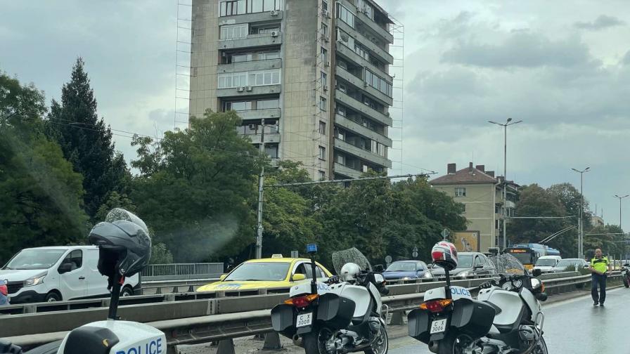 Катастрофа предизвика задръстване по "Цариградско шосе" в София