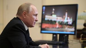 Руският президент Владимир Путин започна обръщението към сънародниците си отбелязвайки